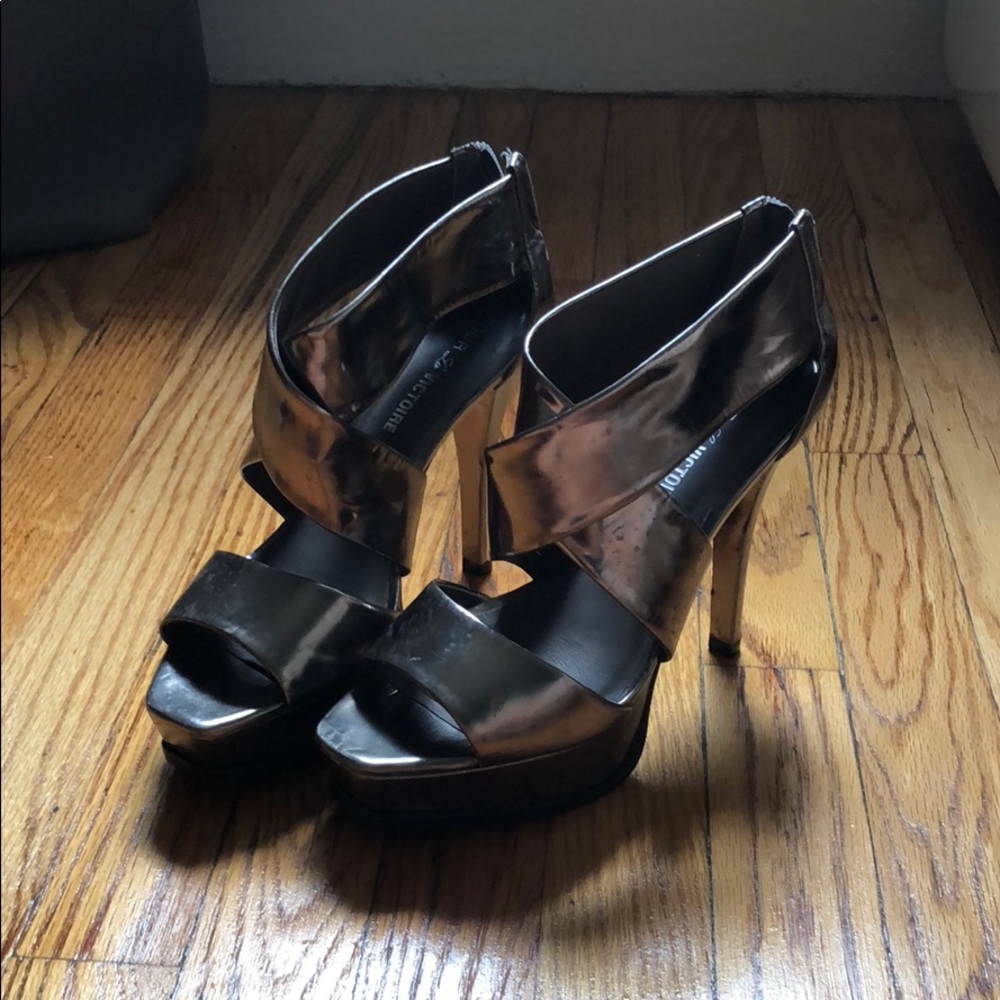 PLV Strappy Heels, size 8